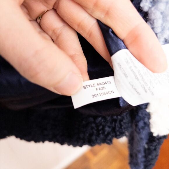 J. Crew Teddy Sherpa Topcoat in Colorblock Size Small - Picture 7 of 10